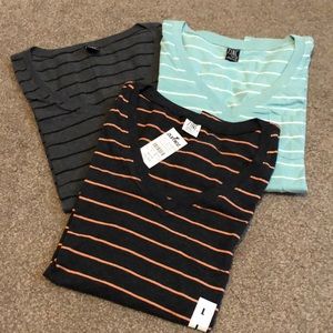 All 3 for 1 - Zine V neck Pocket Tees